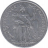 Монета. Французская Полинезия. 1 франк 2006 год. ав.