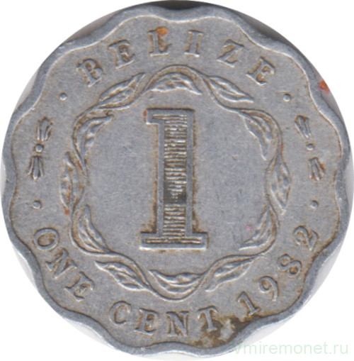 Монета. Белиз. 1 цент 1982 год.