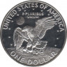 Монета. США. 1 доллар 1972 год. Монетный двор S. Серебро. Пруф. рев.
