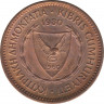  Монета. Кипр. 5 милей 1980 год. ав.