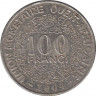Монета. Западноафриканский экономический и валютный союз (ВСЕАО). 100 франков 2004 год. ав.