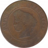 Монета. Франция. 5 сантимов 1885 год. А. ав.