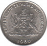 Монета. Тринидад и Тобаго. 10 центов 1980 год. ав.