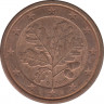 Монета. Германия. 1 цент 2009 год. (D). ав.