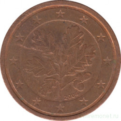 Монета. Германия. 2 цента 2006 год. (F).