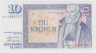 Банкнота. Исландия. 10 крон 1981 год. Тип 2а. ав.