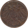 Монета. Германия (Германская империя 1871-1922). 1 пфенниг 1900 год. (А). рев.
