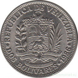 Монета. Венесуэла. 2 боливара 1986 год.