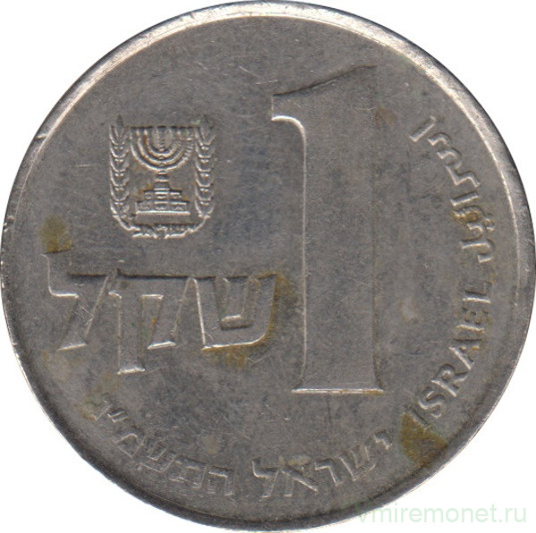 Монета. Израиль. 1 шекель 1983 (5743) год.