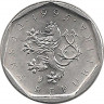 Монета. Чехия. 20 геллеров 1995 год. ав