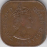 Монета. Малайя и Британское Борнео (Малайзия). 1 цент 1957 год. рев.