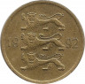 Монета. Эстония. 5 сенти 1992 год. ав
