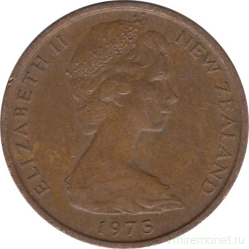 Монета. Новая Зеландия. 1 цент 1975 год.