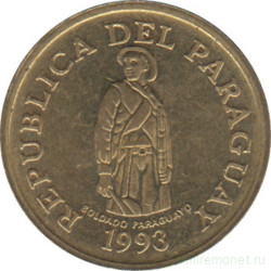 Монета. Парагвай. 1 гуарани 1993 год.