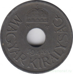 Монета. Венгрия. 20 филлеров 1944 год.