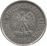 Аверс.Монета. Польша. 1 злотый 1983 год.