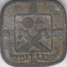 Монета. Нидерланды. 5 центов 1941 год. рев.