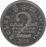 Монета. Шри-Ланка. 2 рупии 2009 год. ав.