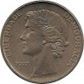 Реверс. Монета. Португалия. 25 эскудо 1977 год.