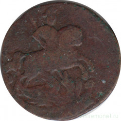 Монета. Россия. Деньга 1758 год.