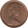 Монета. Бермудские острова. 1 цент 1977 год. рев.