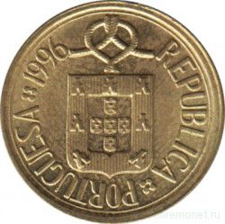 Монета. Португалия. 1 эскудо 1996 год.
