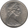 Монета. Австралия. 20 центов 1982 год. ав.