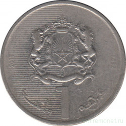 Монета. Марокко. 1 дирхам 2011 год.