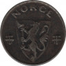 Монета. Норвегия. 2 эре 1945 год. рев.