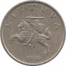 Монета. Литва. 1 лит 1999 год. ав.