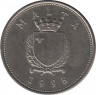 Монета. Мальта. 10 центов 1998 год. ав.
