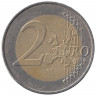 Монета. Германия. 2 евро 2002 год (J).