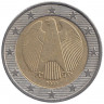 Монета. Германия. 2 евро 2002 год (J).