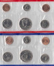 Монета. США. Годовой набор 1997 год. Монетные дворы P и D. ав.