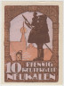 Бона. Нотгельд. Германия. Город Нейкален. 10 пфеннигов 1922 год. Вариант 949.1.1. ав.