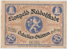 Бона. Нотгельд. Германия. Город Рудольфштадт. 50 пфеннигов 1921 год. Вариант 1146.2.1.2. ав.