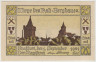 Бона. Нотгельд. Германия. Город Штрассфурт. 25 пфеннигов 1921 год. Вариант 1256.2.а.2. ав.