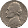 Монета. США. 5 центов 1968 год. Монетный двор D. ав