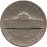 Монета. США. 5 центов 1968 год. Монетный двор D. рев