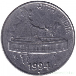 Монета. Индия. 50 пайс 1994 год. "°" - Ноида.