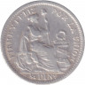 Монета. Перу. 1/2 динеро 1910 год.