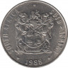 Монета. Южно-Африканская республика (ЮАР). 50 центов 1988 год. ав.