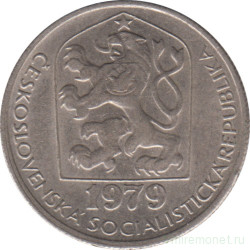 Монета. Чехословакия. 50 геллеров 1979 год.