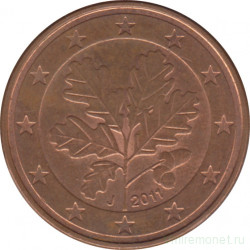 Монета. Германия. 5 центов 2011 год (J).