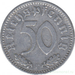 Монета. Германия. Третий Рейх. 50 рейхспфеннигов 1935 год. Монетный двор - Штутгарт (F).