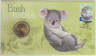 Монета. Австралия. 1 доллар 2011 год. Детёныши животных. Коала. В конверте. конверт. 