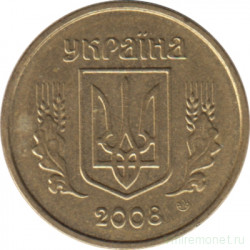 Монета. Украина. 10 копеек 2008 год.