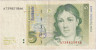 Банкнота. Германия. ФРГ. 5 марок 1991 год. Тип 37.