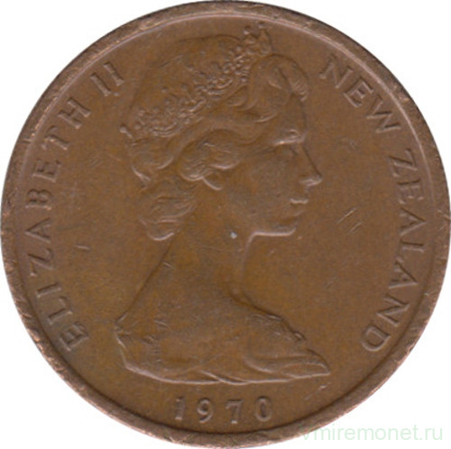 Монета. Новая Зеландия. 1 цент 1970 год.