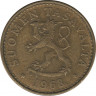Аверс. Монета. Финляндия. 20 пенни 1968 год.